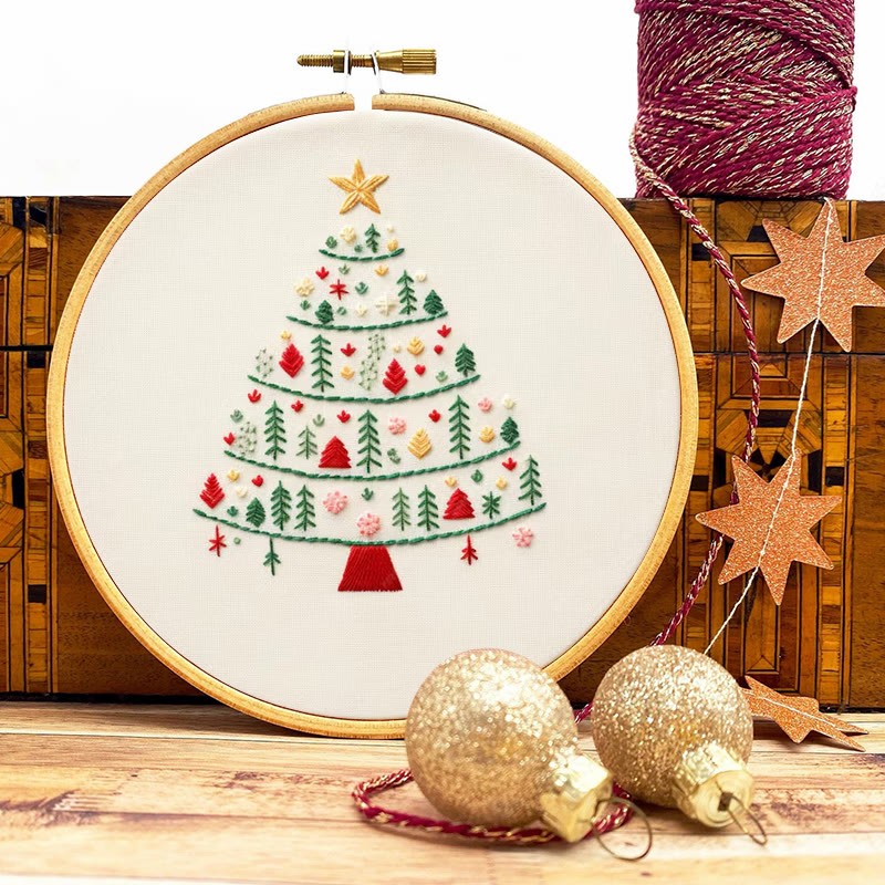 Rubbyoo Embroidery Kit-  Christmas Elements Tree - image 9