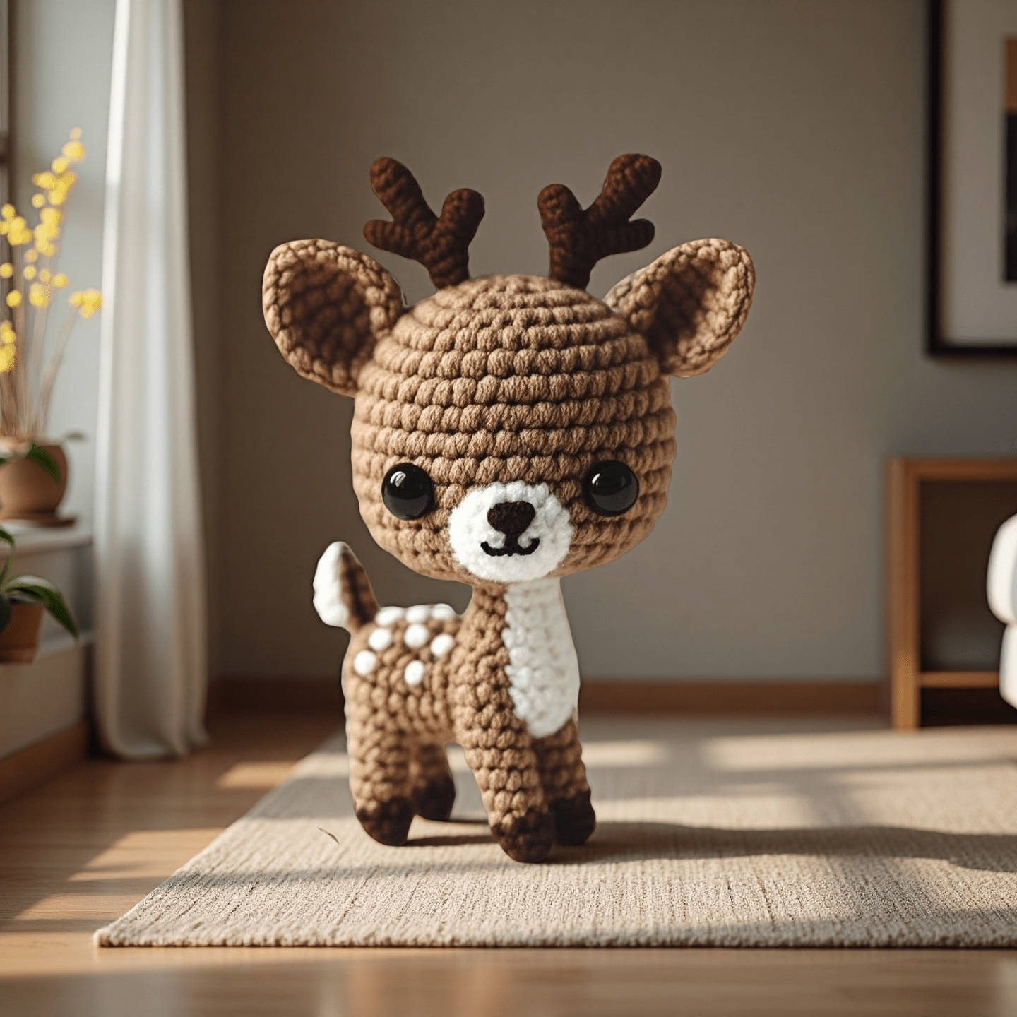 DIY Handmade Little Deer Crochet Kit - Adorable Animal Handicraft | Perfect For Home Decor - image 2