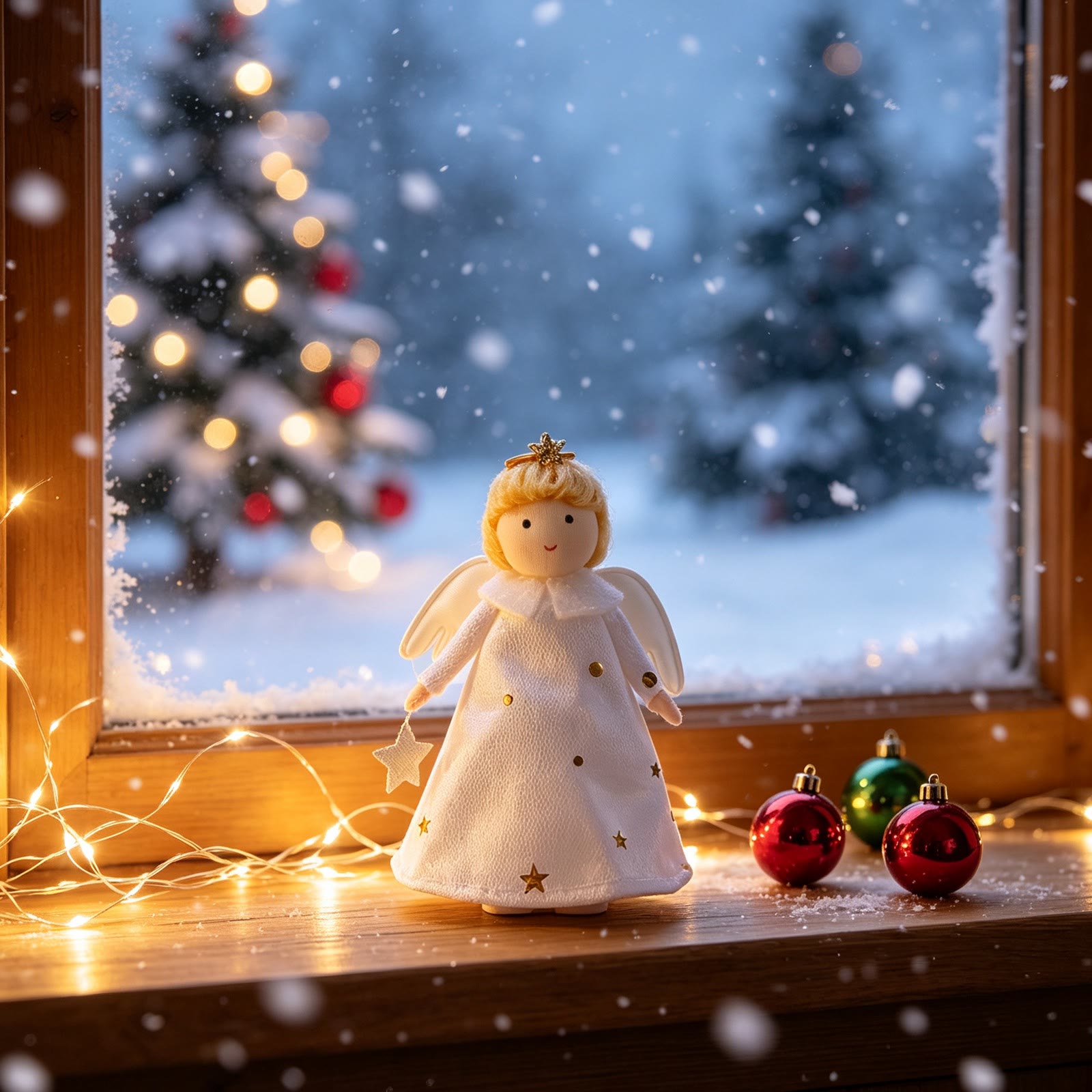 Rubbyoo Christmas Angel Pendants - Christmas Tree Hanging Art  | Unique Gift For Her  - Princess A - image 4
