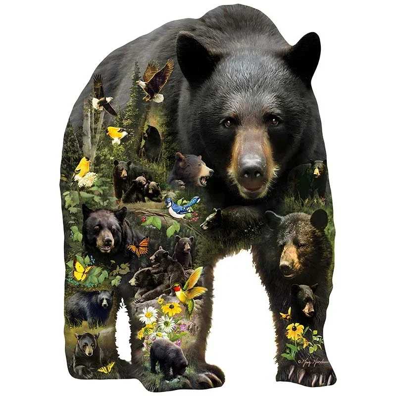 BLACK BEAR HOME - Wooden Jigsaw Puzzles