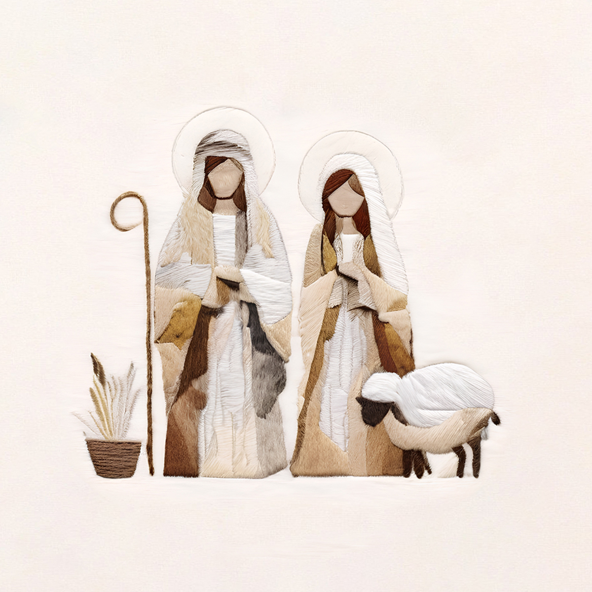 Rubbyoo Embroidery Kit - Mary and Joseph - image 7