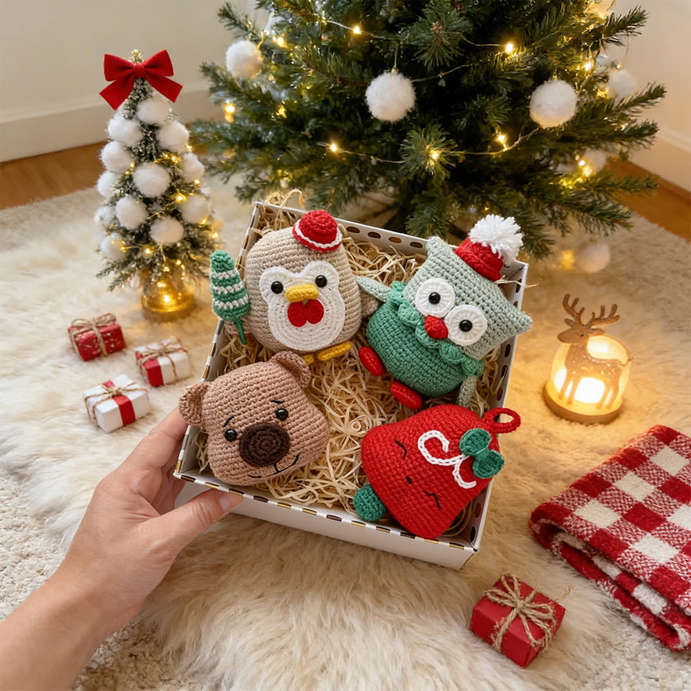 Diy Handmade Holiday Animal Crochet Kit - Handmade Christmas Collection | perfect doll for kid - image 9