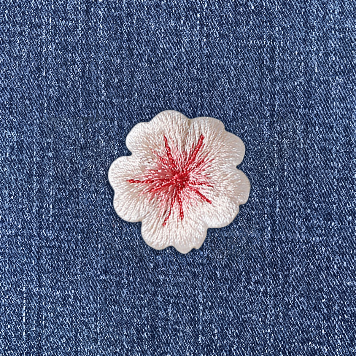 Rubbyoo Cherry Blossoms Embroidered Patch - Iron On Floral Patches | Suitable For Jeans Decor  - image 7