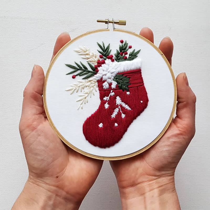 Rubbyoo Embroidery Kit - Christmas Stocking Pattern   - image 5
