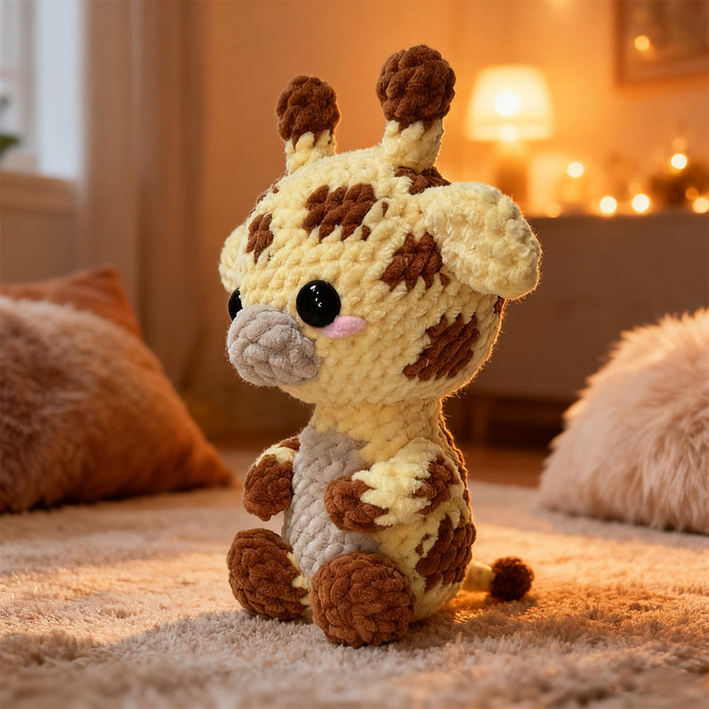Diy Handmade Baby Giraffe Kit - Diy Plush Doll | Perfect Gift For Child  - image 5