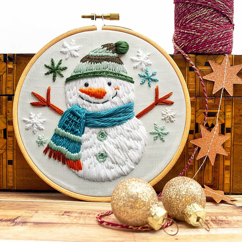 Rubbyoo Embroidery Kit-  Winter Snowman - image 9