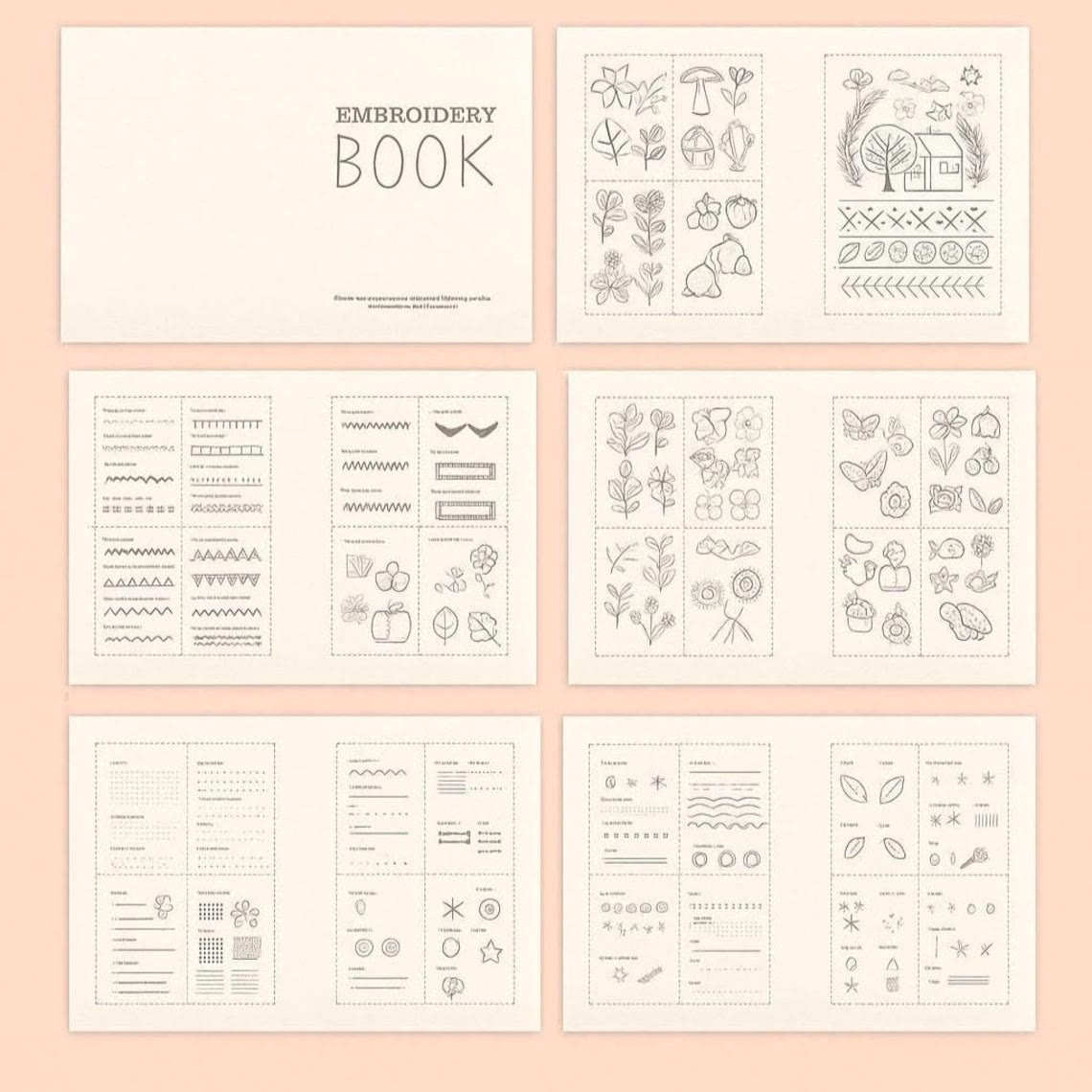 Embroidery Beginner Stitch Book - Easy Stitch Practice | Creative  Sewing Needlework | Gift For Handmade Starter - image 4