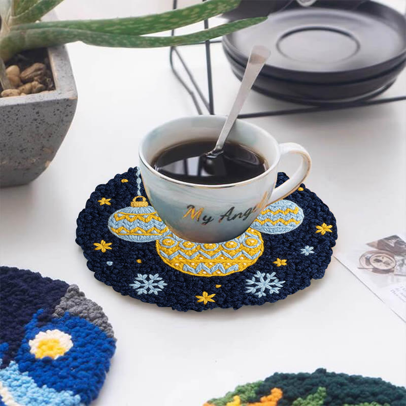 Festive Christmas Bauble Snowflake Punch Needle Kit – Handmade Decor Pendant | Go-To Gifting Choice - image 5