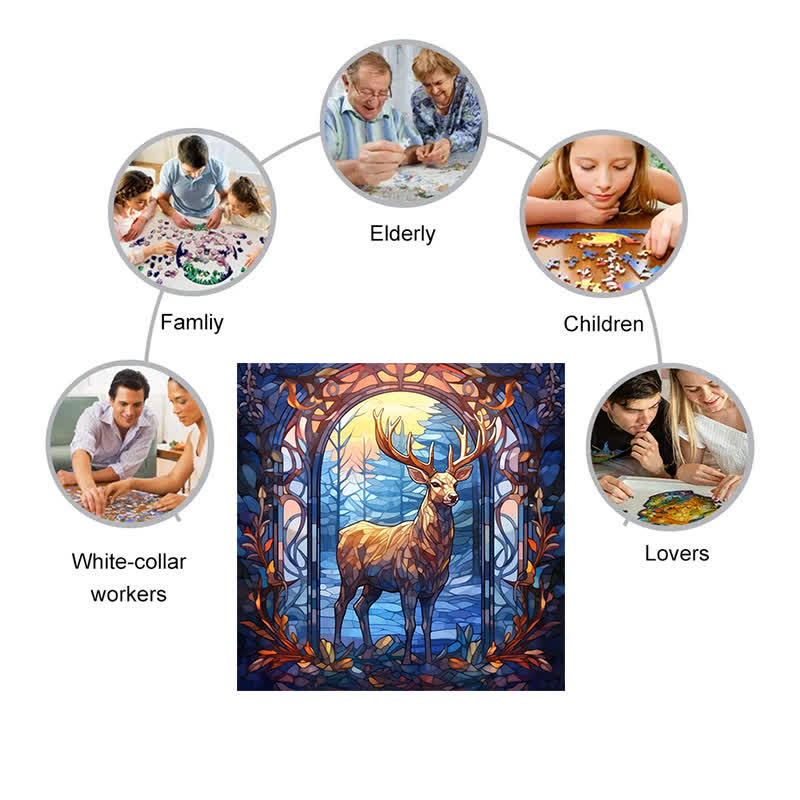 Christmas Winter - Wooden Jigsaw Puzzle