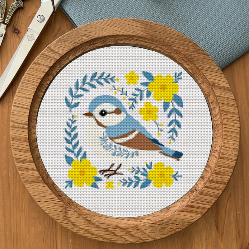  Cross Stitch Kit - Floral Bluebird | Charming Animal Art | Easy Stitching Craft - image 7