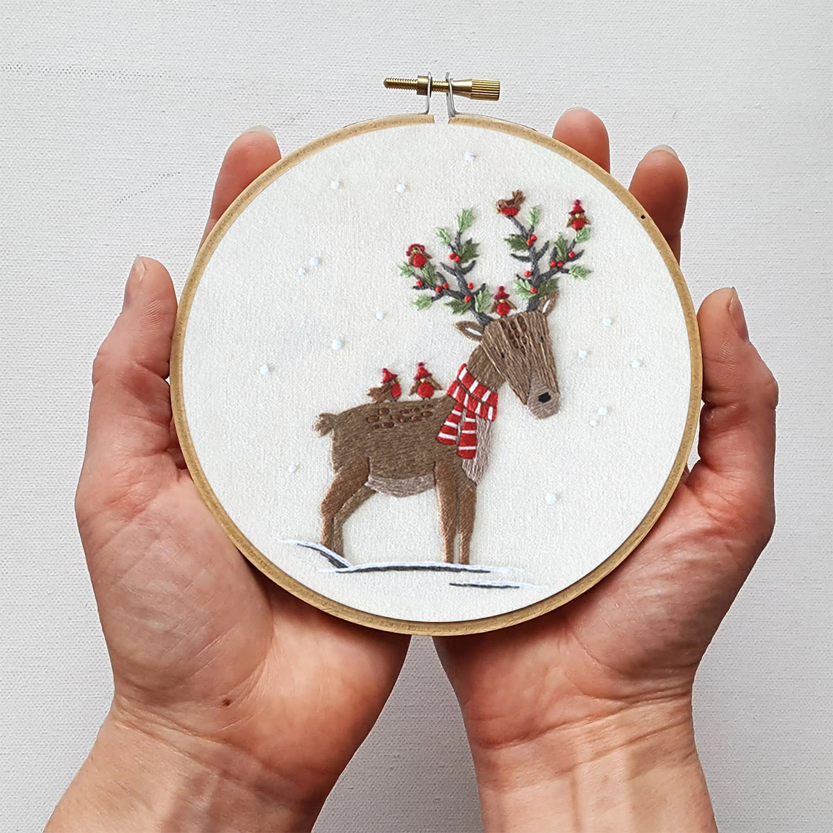Rubbyoo Embroidery Kit - Christmas Elk - image 6