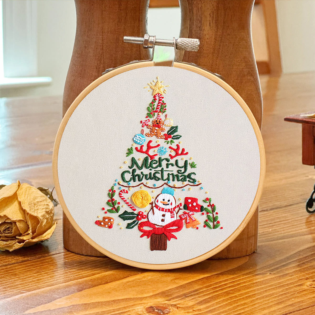 Rubbyoo Embroidery Kit - Colorful Christmas Tree  - image 7