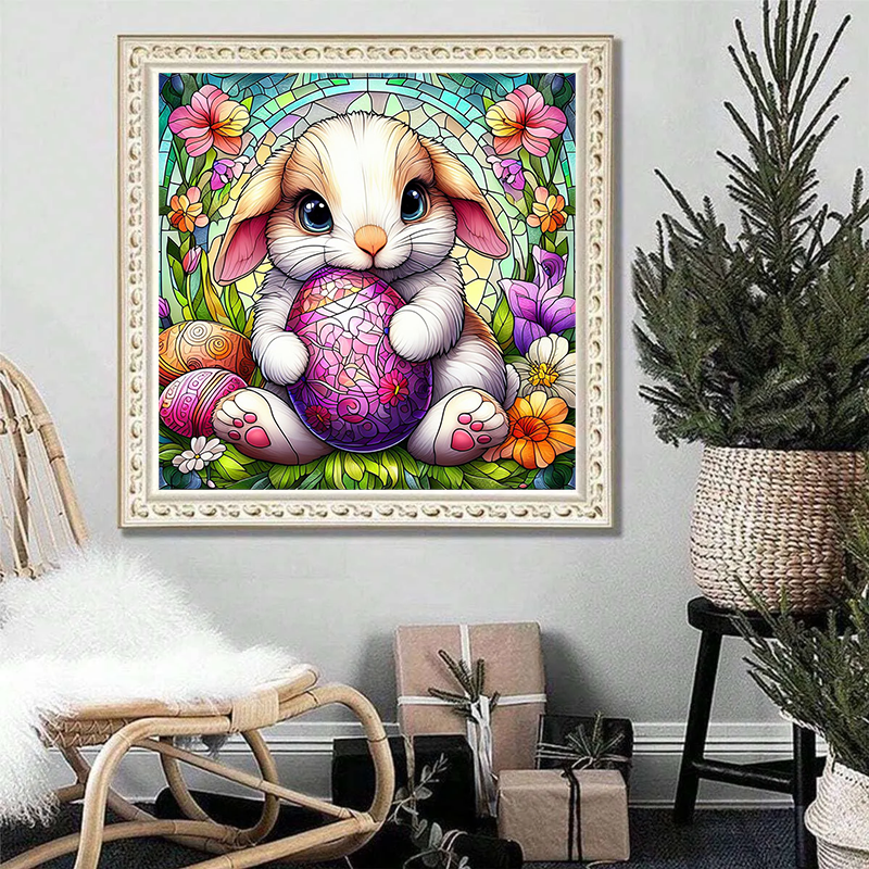 Home Garden Easter Bunny - Wooden Jigsaw Puzzle
