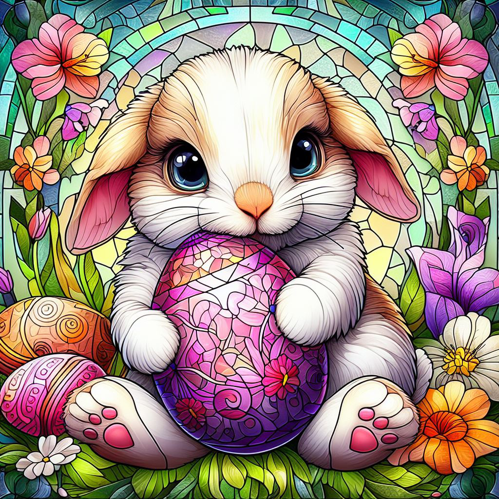 Home Garden Easter Bunny - Wooden Jigsaw Puzzle