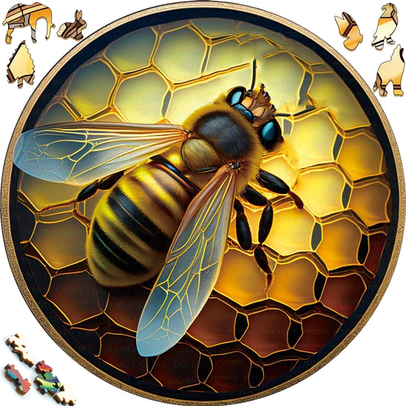 Honey Bee - Wooden Jigsaw Puzzle