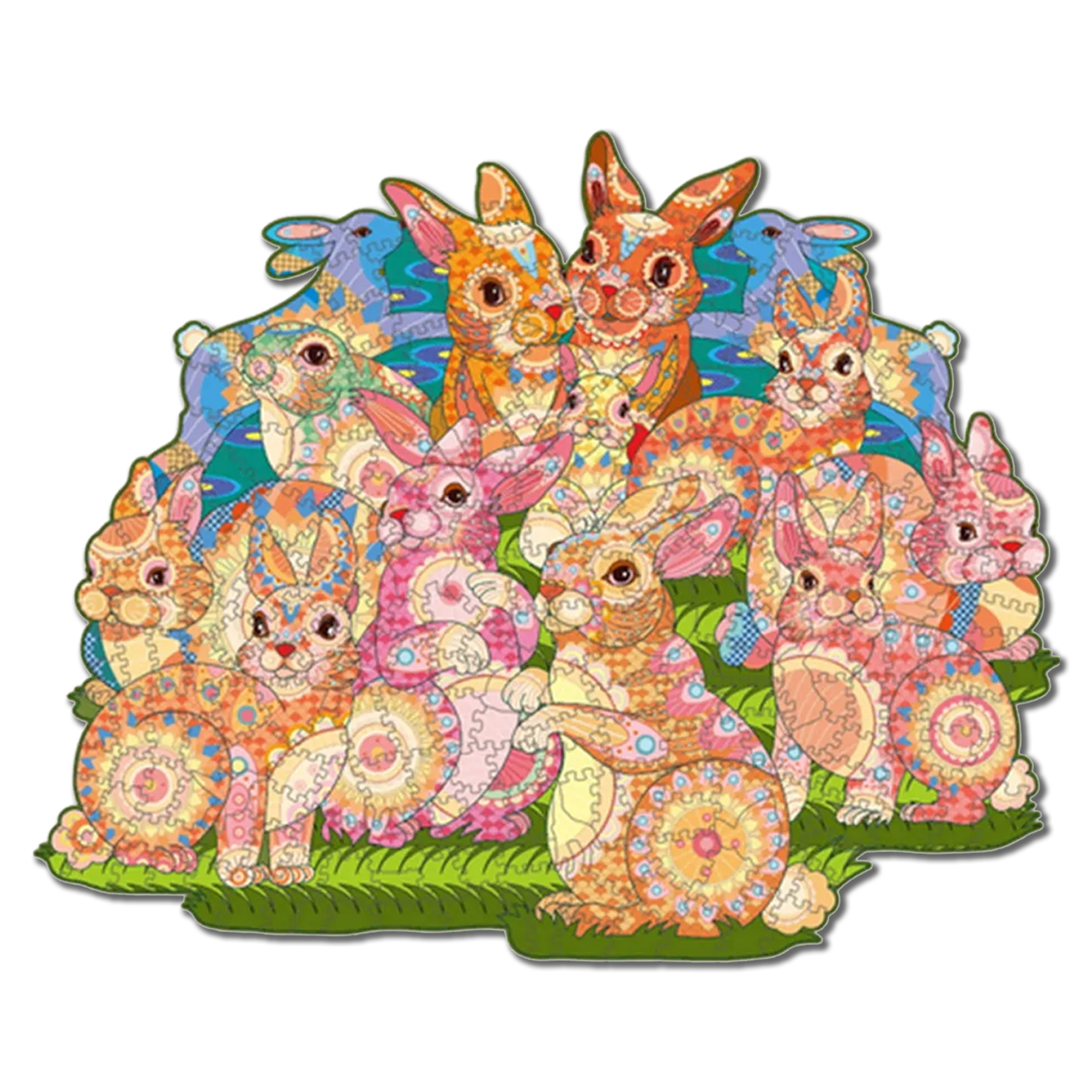 Easter Bunny - Wooden Jigsaw Puzzle