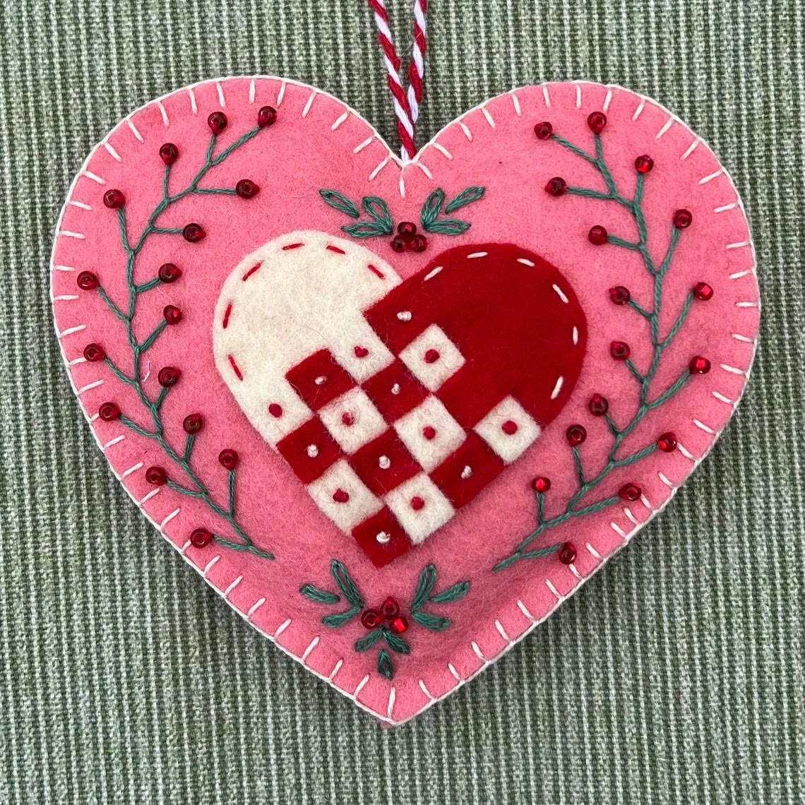 Embroidery Felt Ornaments Kit - Nordic House Art Craft | Diy Christmas Celebration Gift | Nice For Handmade Beginner - image 9