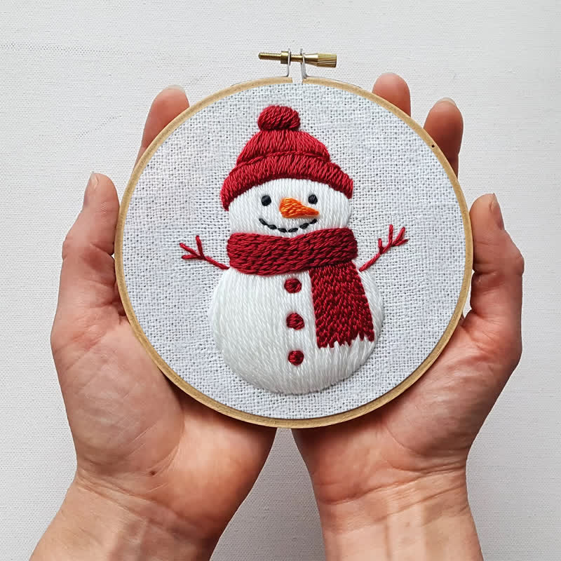 Rubbyoo Embroidery Kit -Snowman - image 4