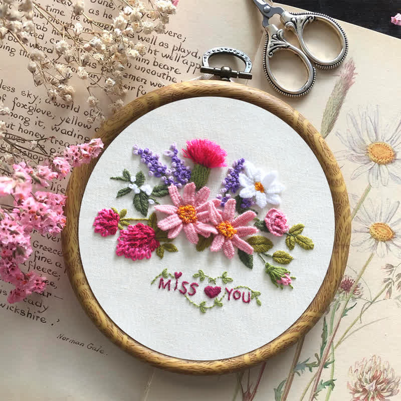 Rubbyoo Embroidery Kit - Miss You - image 9