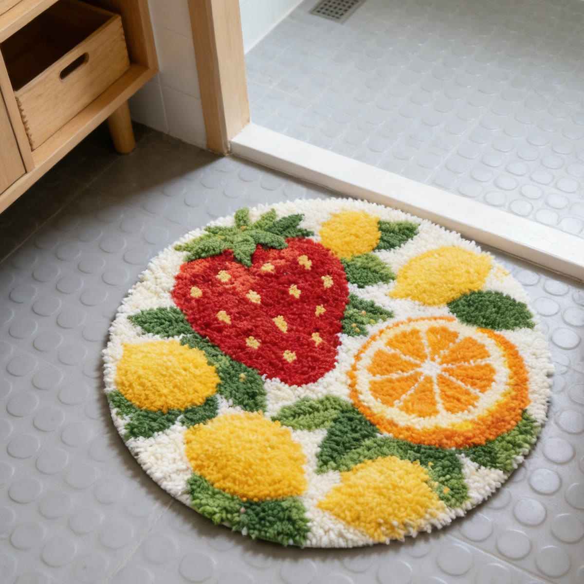 Rubbyoo Latch Hook Rug Kit - Fruit | Beginner Handmade Craft | Unique Home Decor - image 4