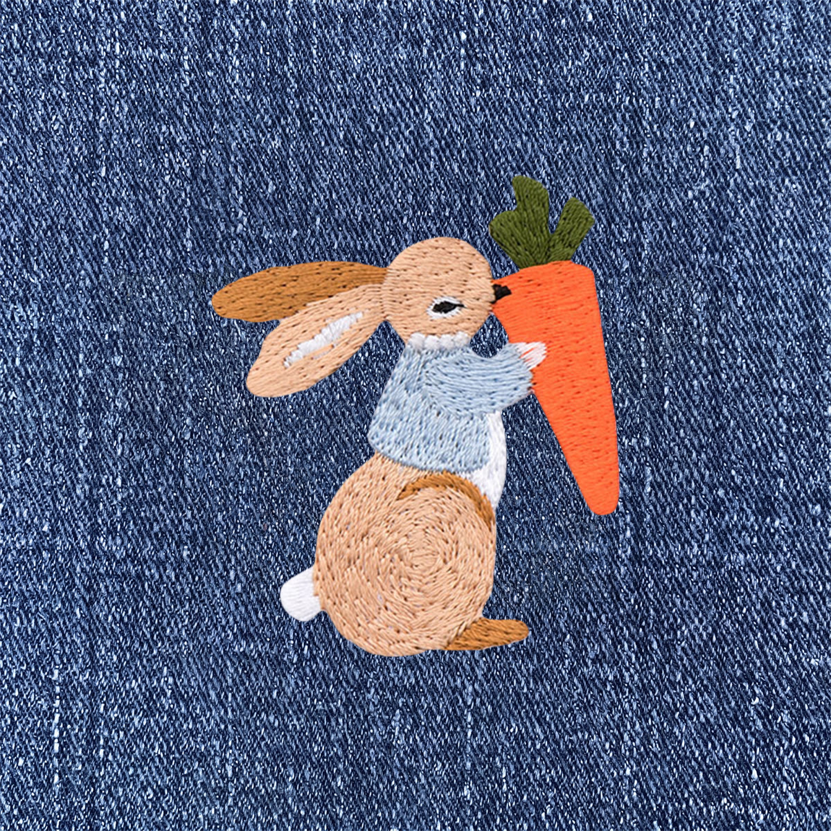 Rubbyoo Rabbit Embroidered Patch - Lovely Bunny Iron-on Applique | Animal Patch For Kids - image 7