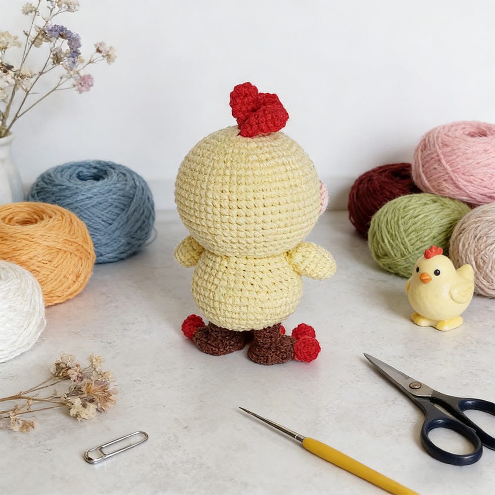Diy Handmade Naughty Chick Crochet Kit - Holiday Handmade Gift | Beginner Crochet Projects - image 5