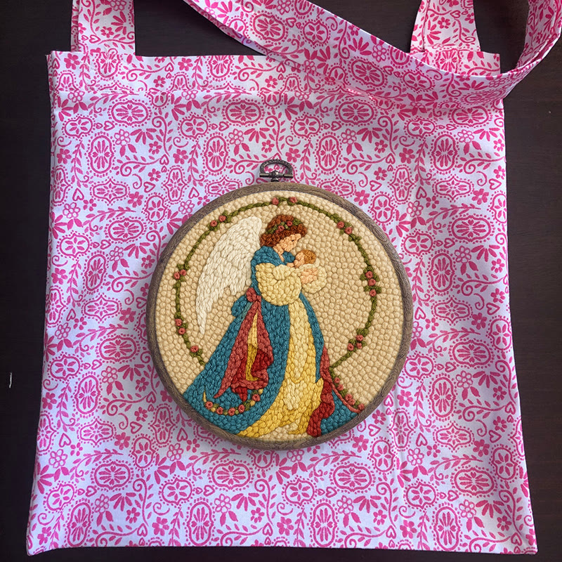 Birth Of Jesus Punch Needle Kit - Bible Wall Art | Holy Christmas Decor - image 13