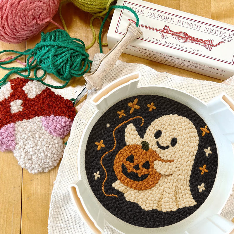  Sewing Ghost Punch Needle Kit - Easy Handmade Craft | Perfect Halloween Collection  - image 12