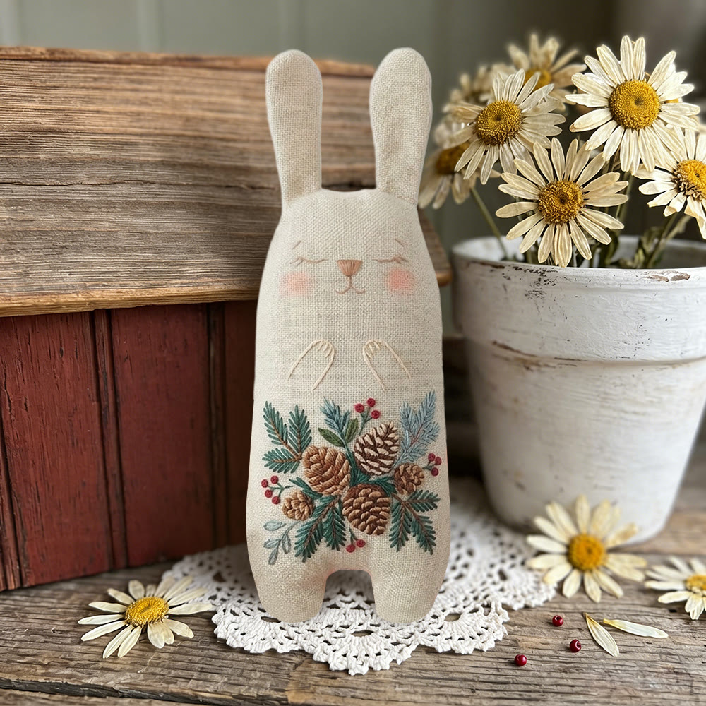 Rubbyoo Bunny Toy Embroidery Kit - The Plant Kingdom | Embroidery Kit |  Gifts for Children  - image 4