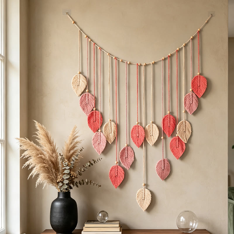 Rubbyoo Colourful Leaves Tapestry - Nice Living Room Deocr | Modern Wall Art  - image 8
