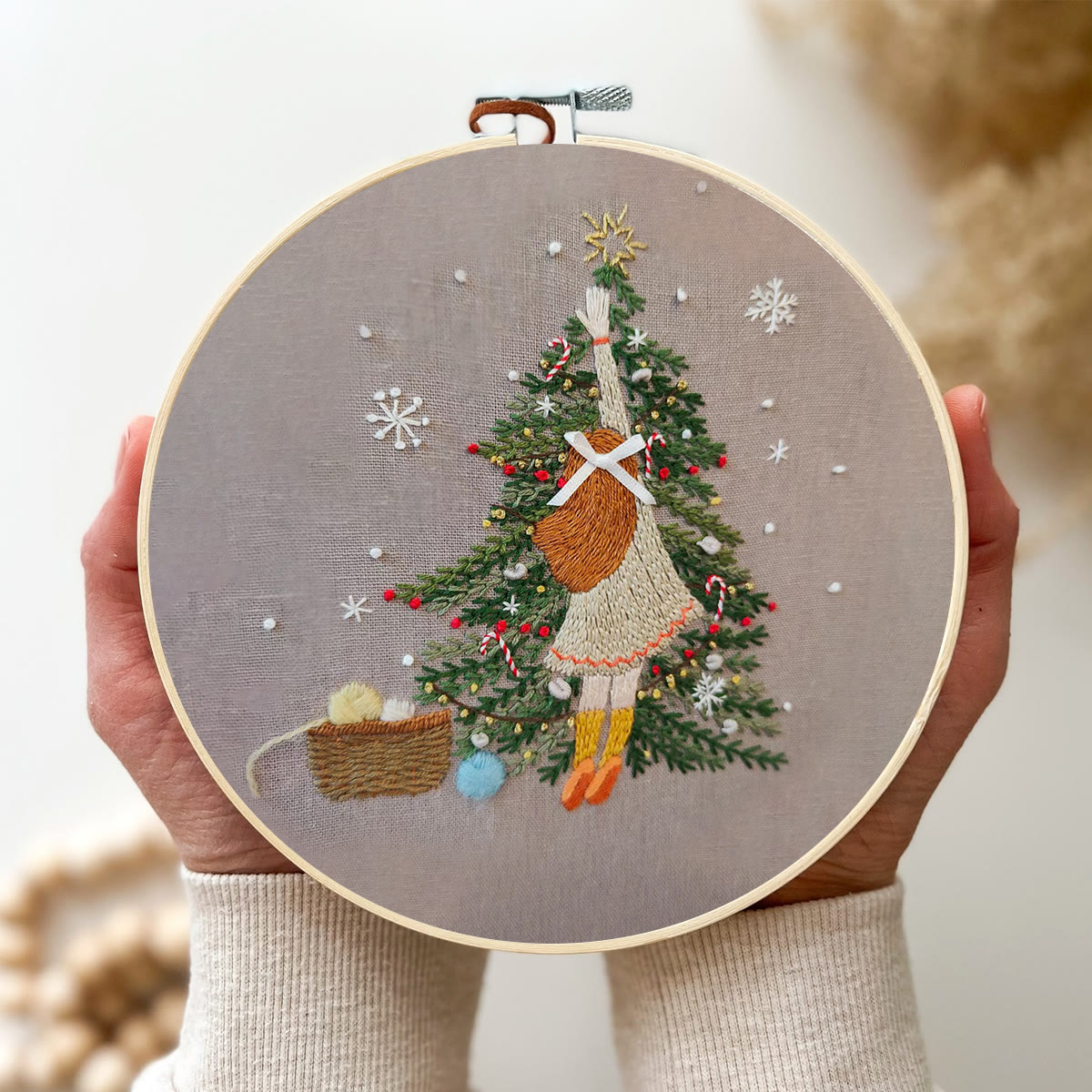 Rubbyoo Embroidery Kit-   Christmas Girl - image 3