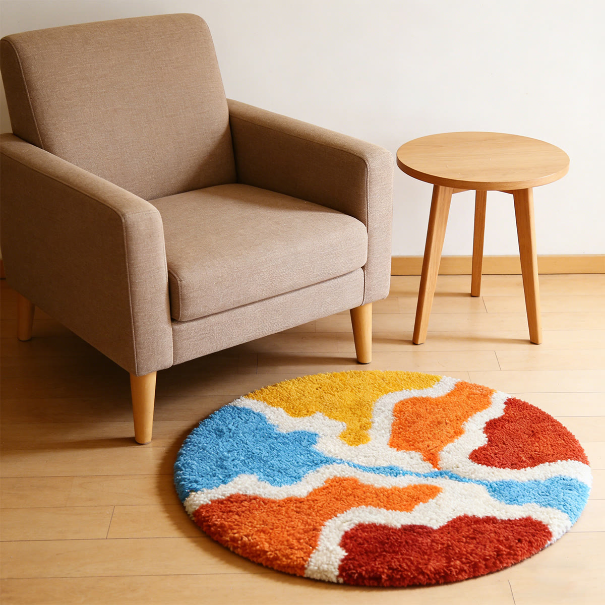 Rubbyoo Latch Hook Rug Kit - Multicolor Printing | Diy Tufted Rug | Carpet For Bedroom - image 9