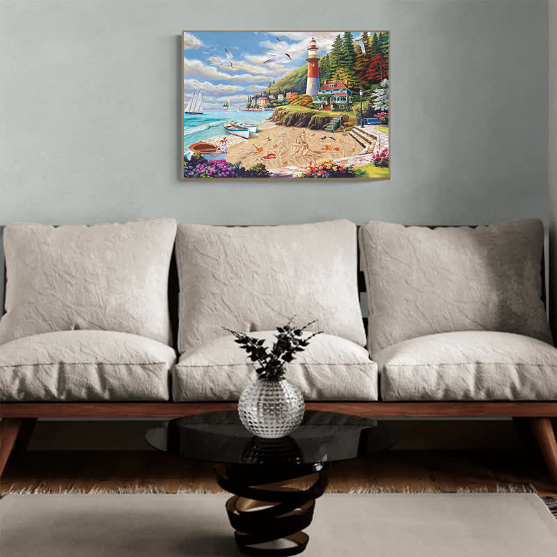 Rubbyoo Coastal Getaway - Wooden Jigsaw Puzzle