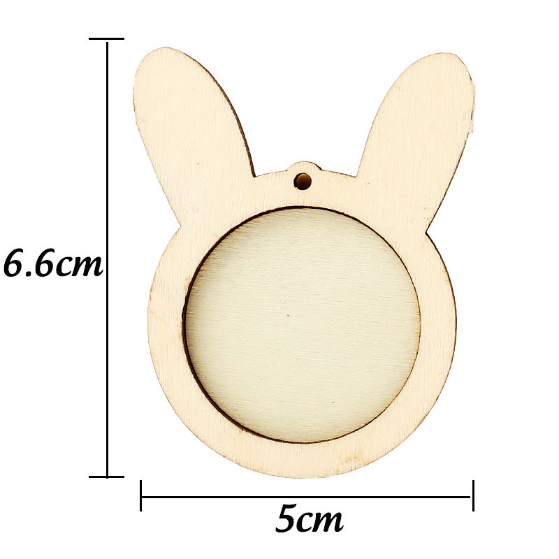 Embroidery Mini Wooden Hoops | Cross Stitch Frame | Diy Sewing Accessories - Rabbit (5*6.6cm) - 10pcs - image 17