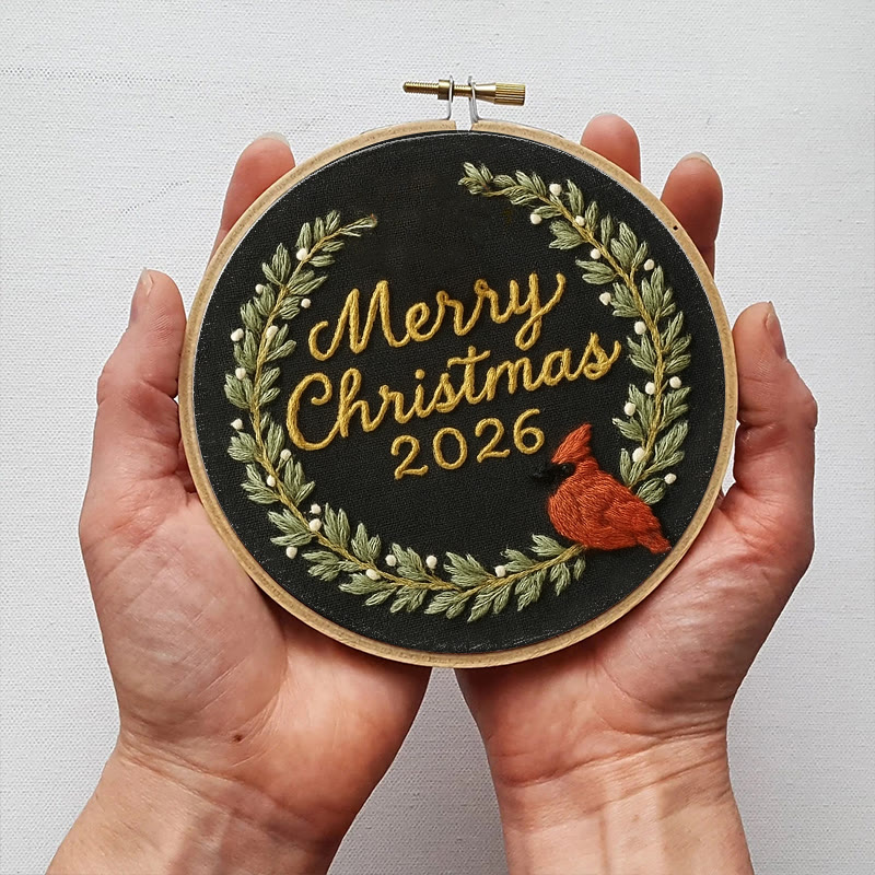 Rubbyoo Embroidery Kit - Marry Christmas Celebration | New Year Handicraft | Festive Hanging Decoration - image 9