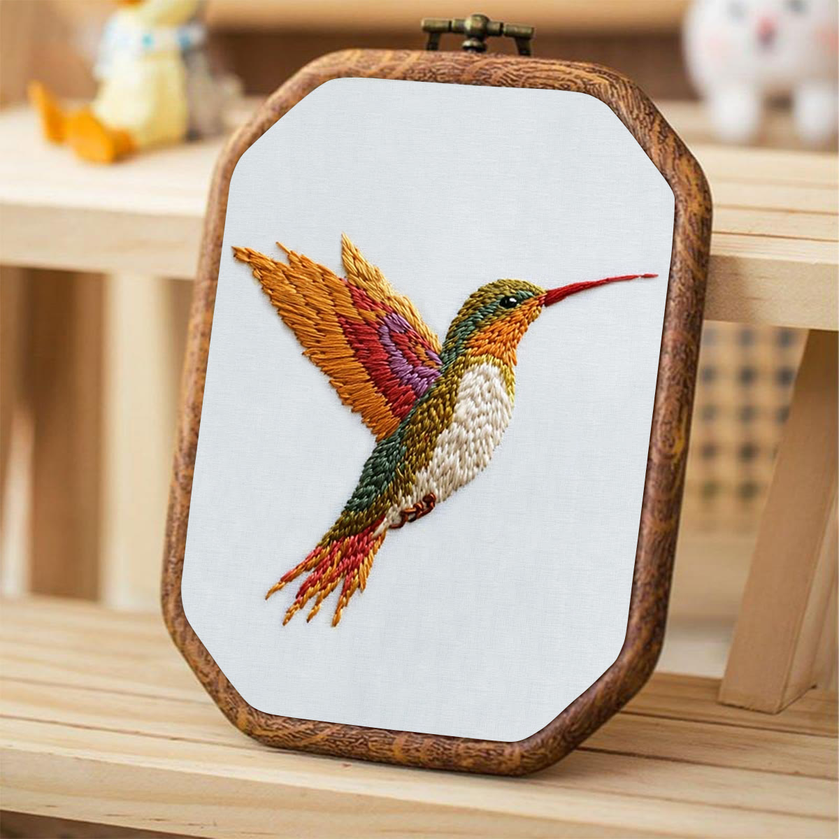 Rubbyoo Embroidery Kit-Vibrant Hummingbird2 - image 4