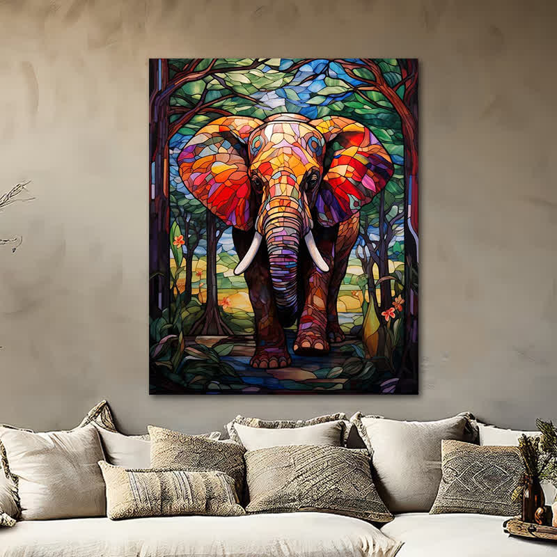 African Elephant 2- Wooden Jigsaw Puzzle