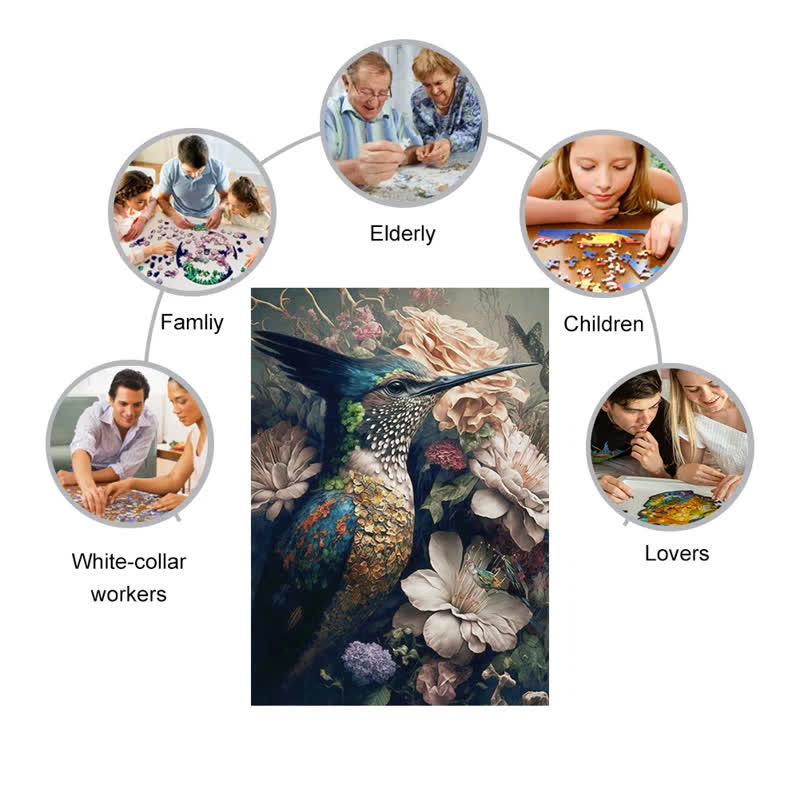 Swallow Bird - Wooden Jigsaw Puzzle