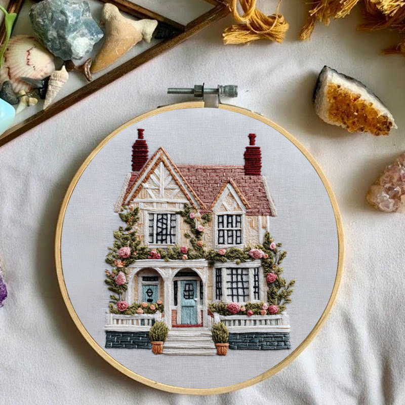 Rubbyoo Embroidery Kit - Dream House | Handmade Stitch Art | Wall Hanging Decor - image 7