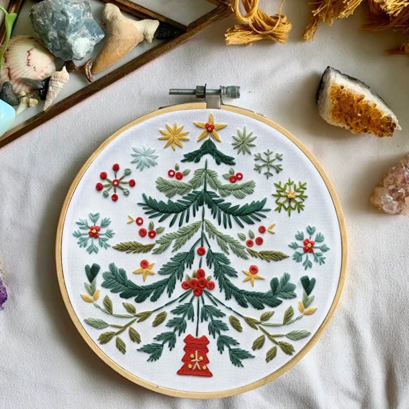 Rubbyoo Embroidery Kit - Christmas Tree | Handmade Festive Craft | Unique Christmas Gift - image 8