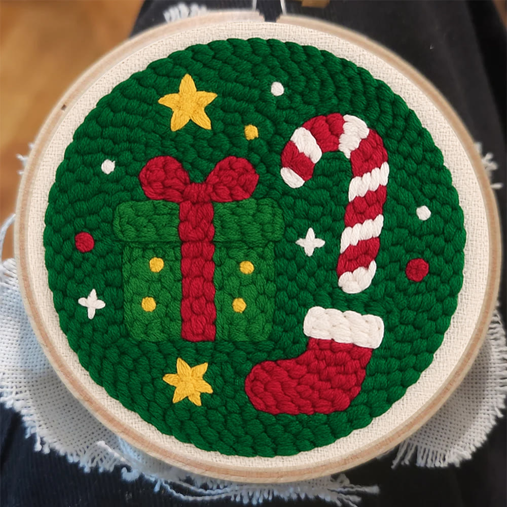 Christmas Festive Trinkets Punch Needle Kit – Newbie-friendly Handcraft | Joyful Holiday Home Decor - image 7