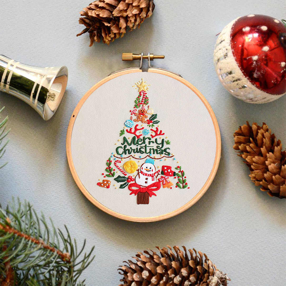 Rubbyoo Embroidery Kit - Colorful Christmas Tree  - image 5