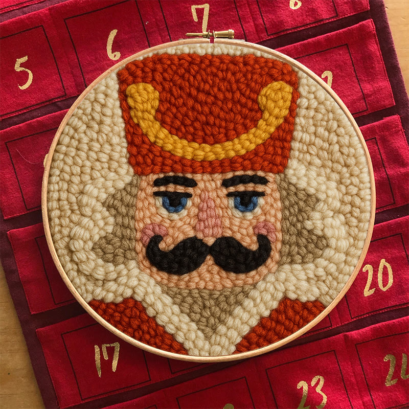 Christmas Soldier Punch Needle Kit - Christmas Tree Decor | Easy Handmade Craft - image 5