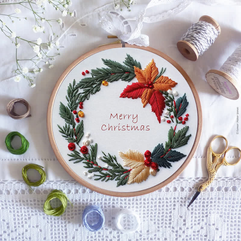 Rubbyoo Embroidery Kit - Christmas Garland - image 7