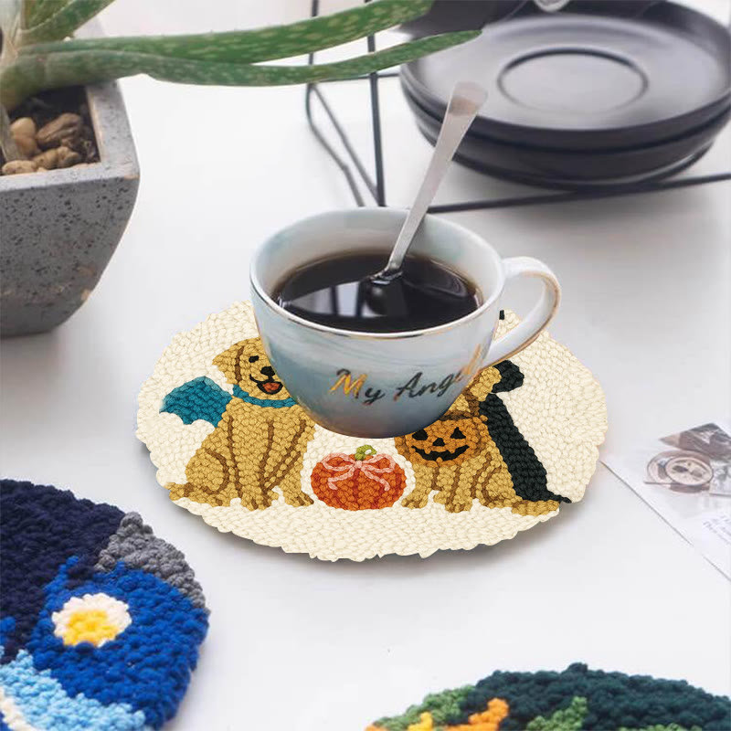 Witch Dogs Punch Needle Kit - Special Halloween Animal Craft | Perfect Gift For Puppy Lovers - image 12