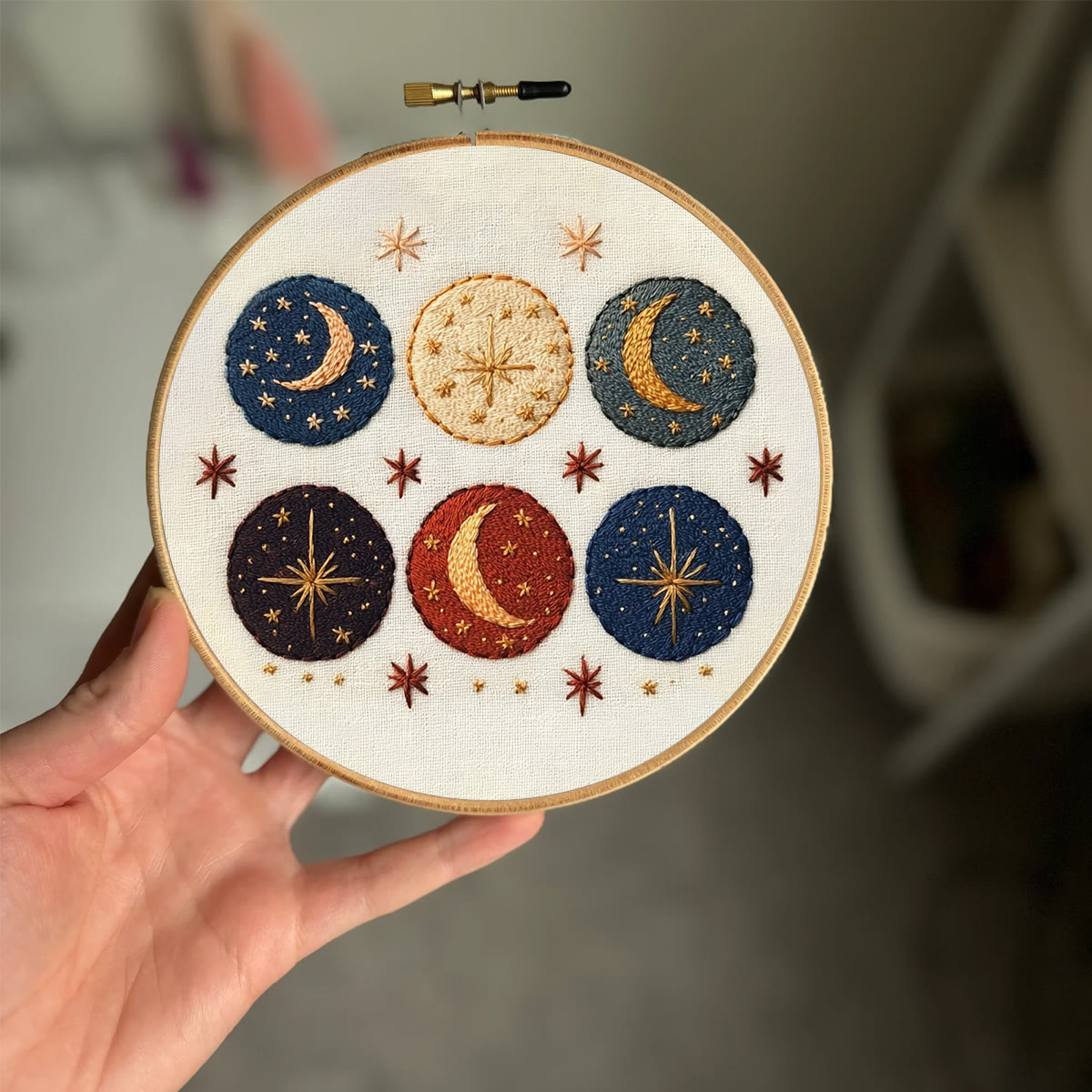 Rubbyoo Embroidery Kit- Celestial  Planet - image 2