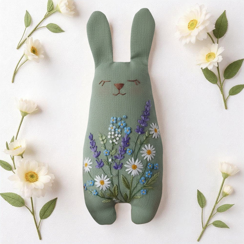 Rubbyoo Bunny Toy Embroidery Kit - Spring Charm | Handmade Bunny Craft  | Gift For Her  - image 8