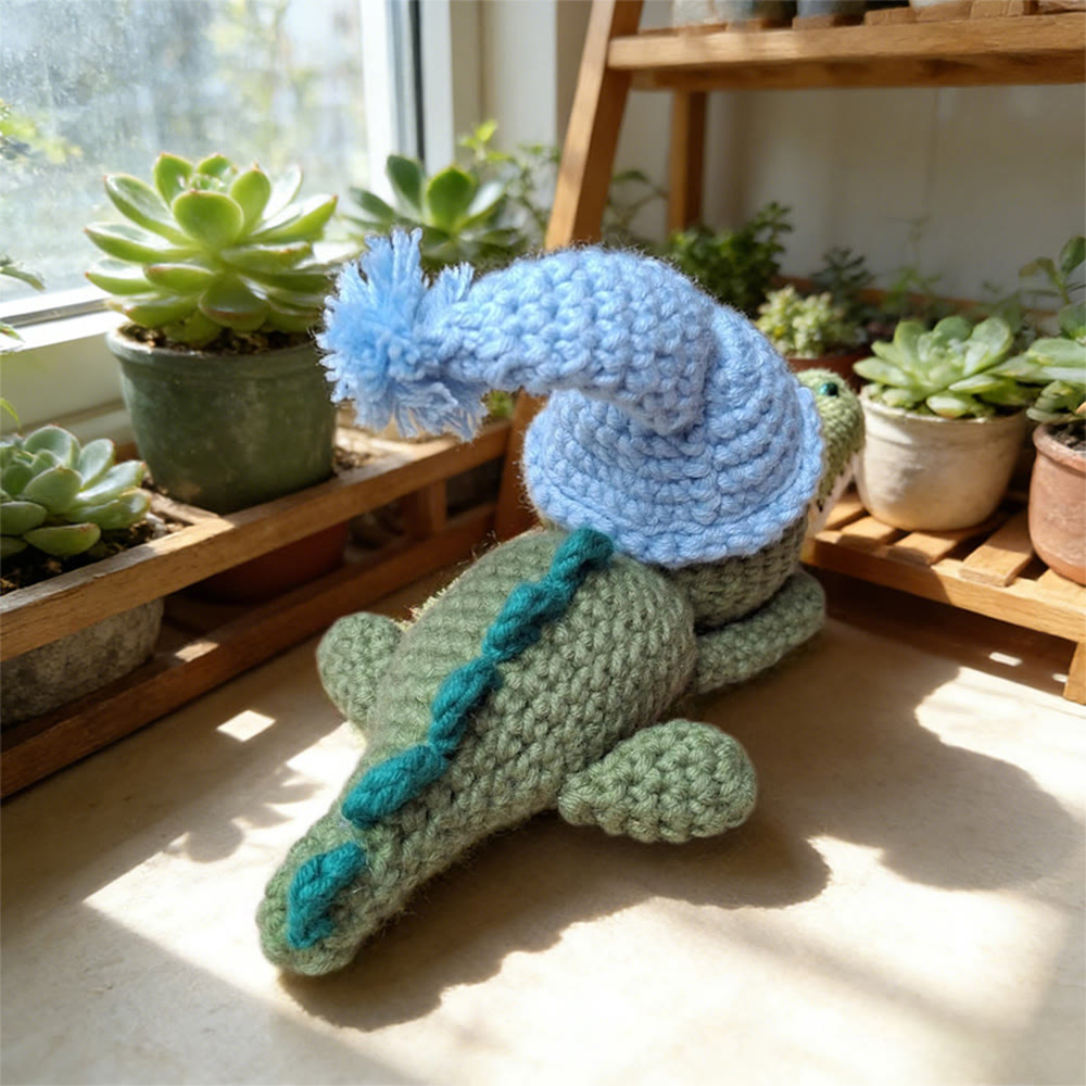 Diy Handmade Sleepy Crocodile Crochet Kit - Unique Needle Artwork | Perfect Lovely Doll For Gifts - image 3