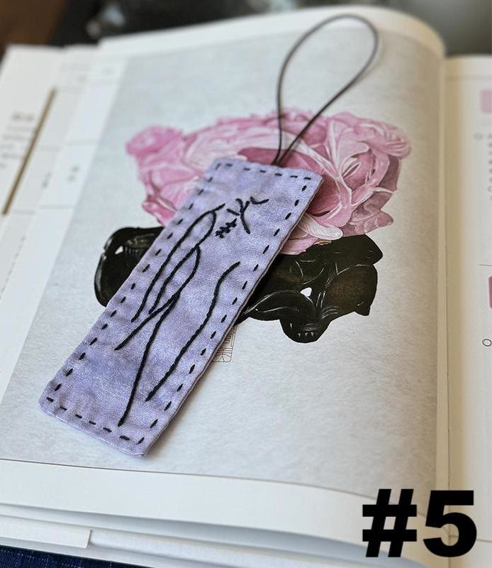 Embroidery Rectangle Bookmark Kit | Diy Gifts For Mother Day | Unique Flower  Carft - #5 - image 6
