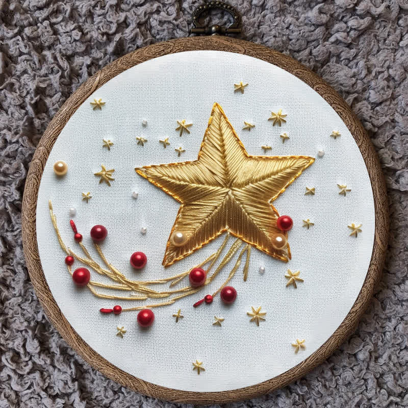 Rubbyoo Embroidery Kit - Christmas stars - image 9
